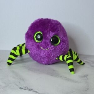 Ty Stuffed Animal - Purple and Green Spider
